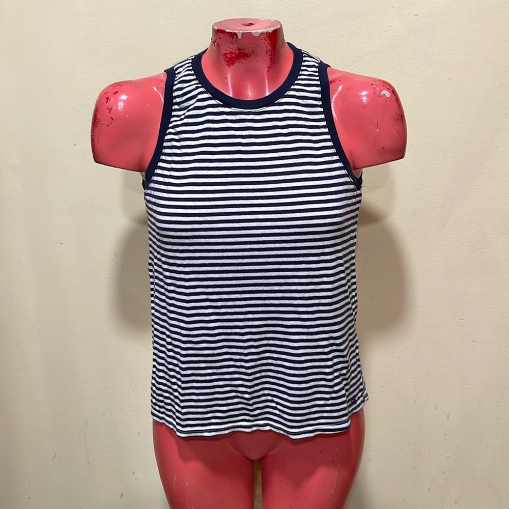 Outerknown striped tank top blouse